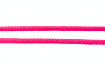 Baumwollkordel, Doppelgewebe, 8 mm, pink, 0,5 m